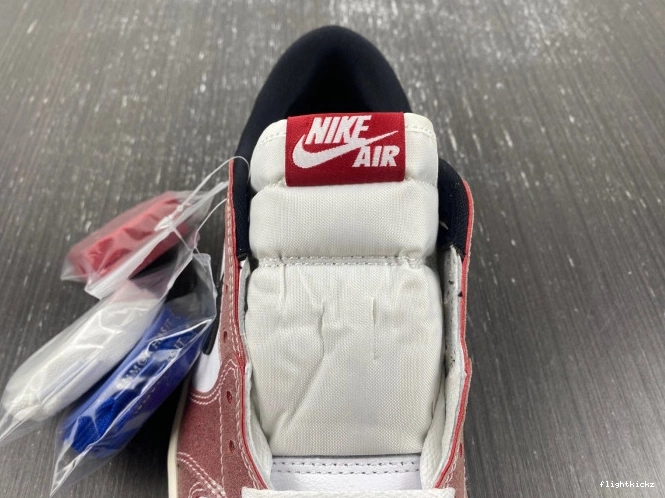 ROOM TROPHY X LOW 'RED OG 1 AIR FN0432-017 BLACK' JORDAN 1203